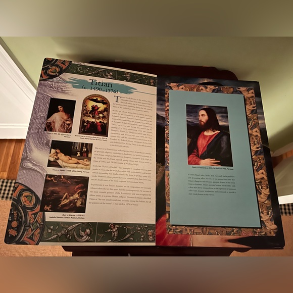 The Renaissance Artists Picture Book Jigsaw Puzzle Coffee Table Book - Picture 4 of 6